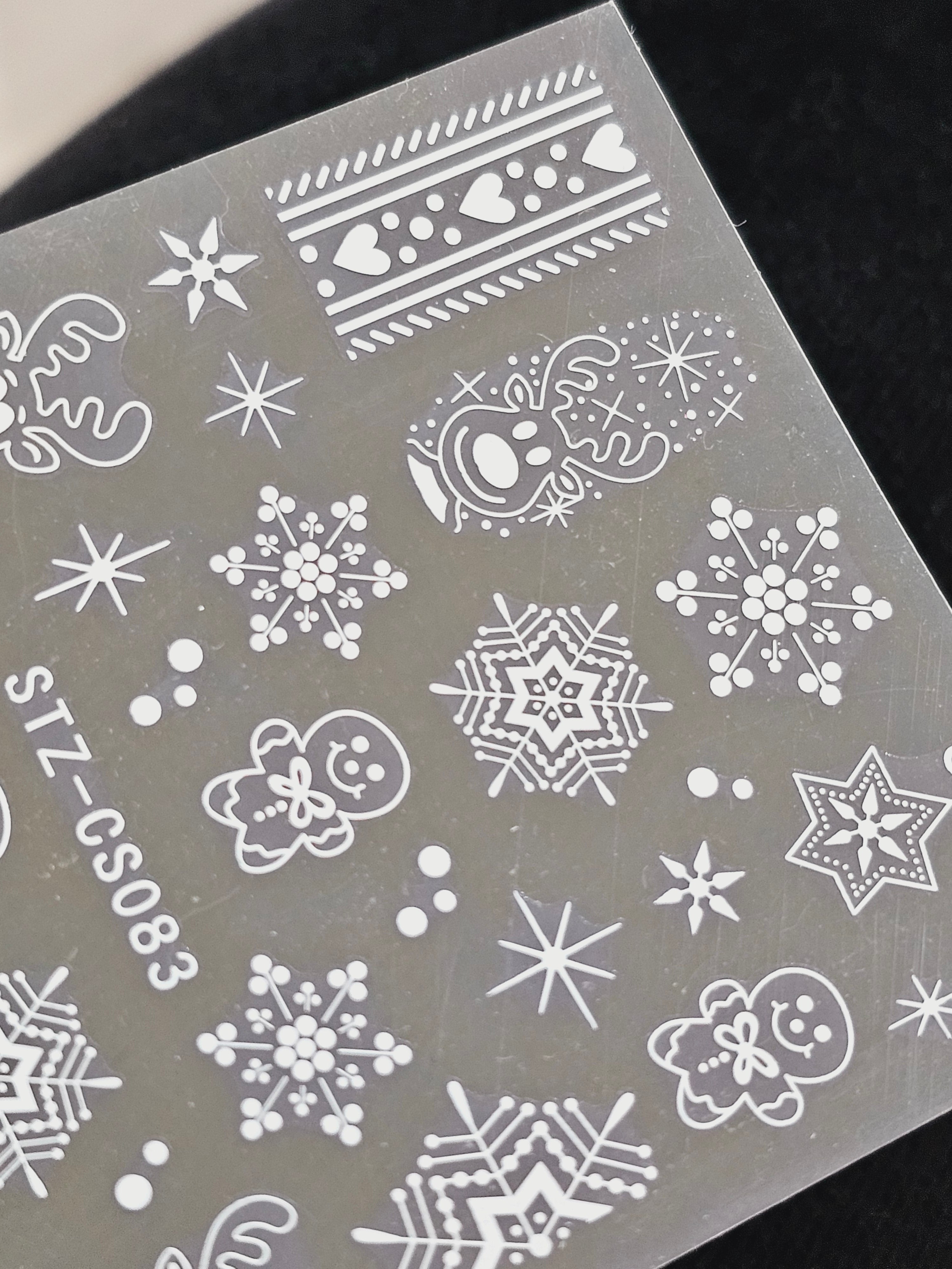 Sticker Unghii Iarna CS083