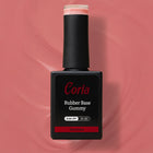 Baza Rubber Gummy Coria 041 15 ml – flacon negru pe fundal roz