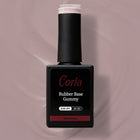 Baza Rubber Gummy Coria 07 15 ml – flacon negru pe fundal roz pudrat