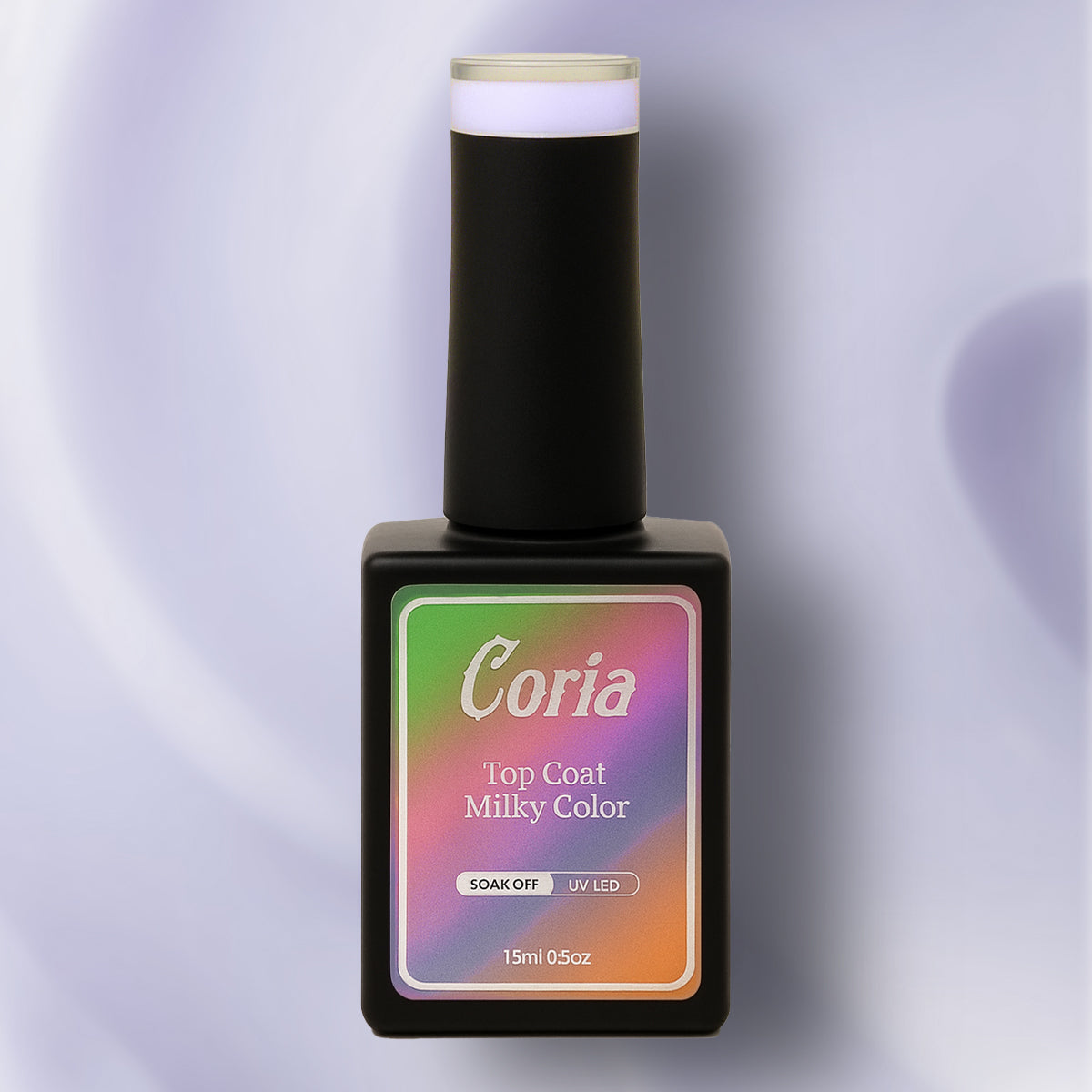 Top Coat Color Milky White Color Coria 15 ml 016