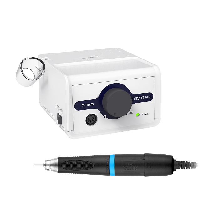 Freza Electrica Brillian Traus Strong B135 White ( Mandrina Black H400 40.000RPM ) Saeshin