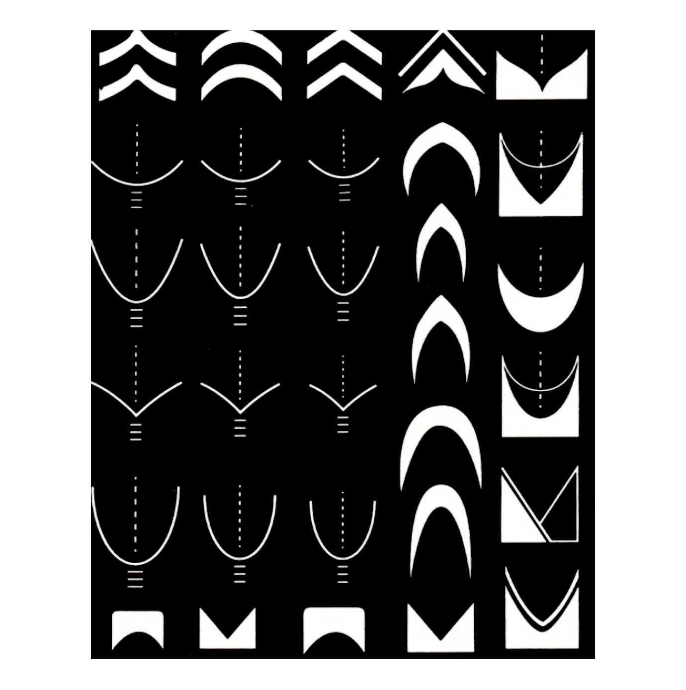 Matrita Decor Unghii French SW-02