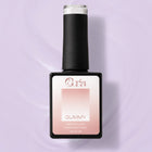Baza Rubber Gummy Nude 120 Coria, flacon 15 ml pe fundal lila pal