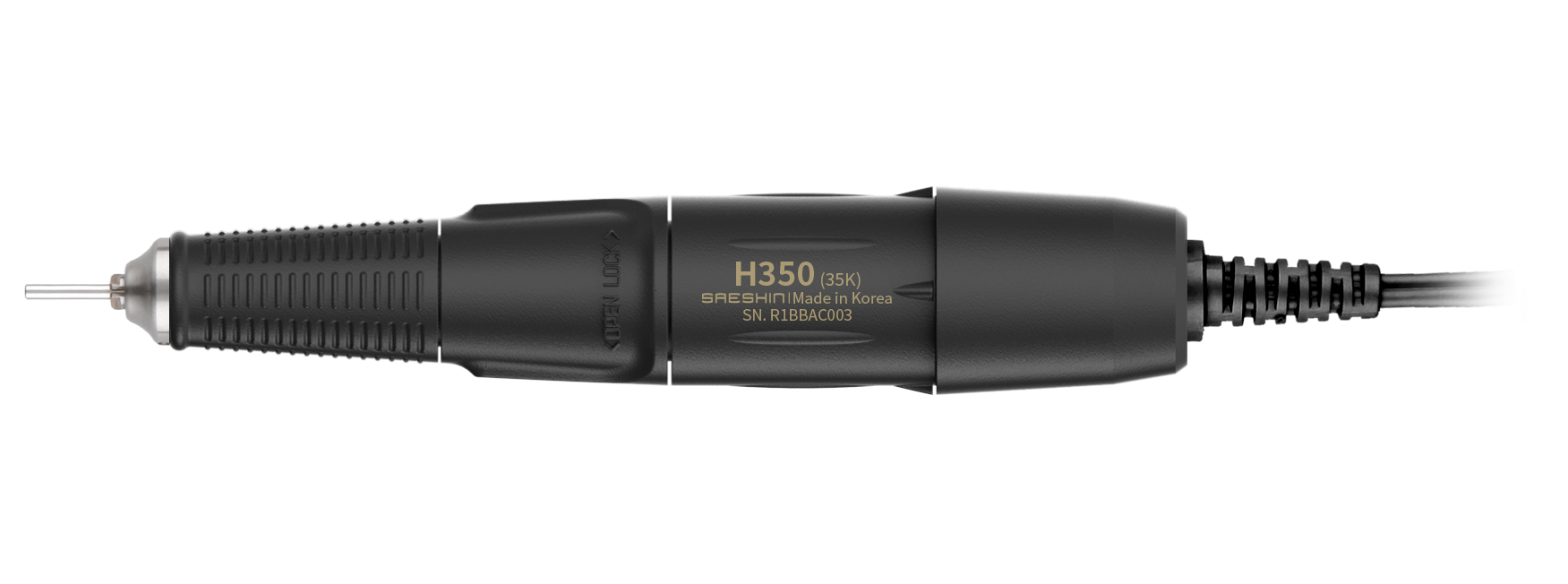 Freza Electrica Brillian Traus Strong B135 White ( Mandrina H350 Black 35.000RPM ) Saeshin