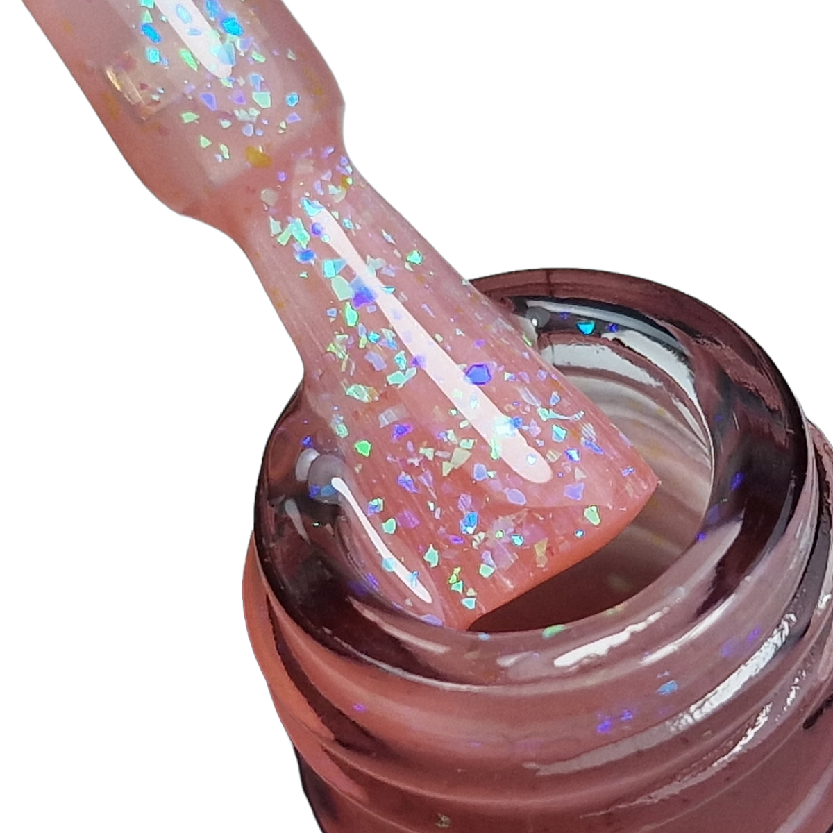 Baza Rubber Shiny Coria 028 15 ml Nude Extravaganza