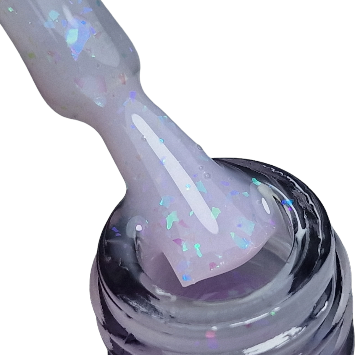 Baza Rubber Shiny Coria 036 15 ml Milky White-Rose