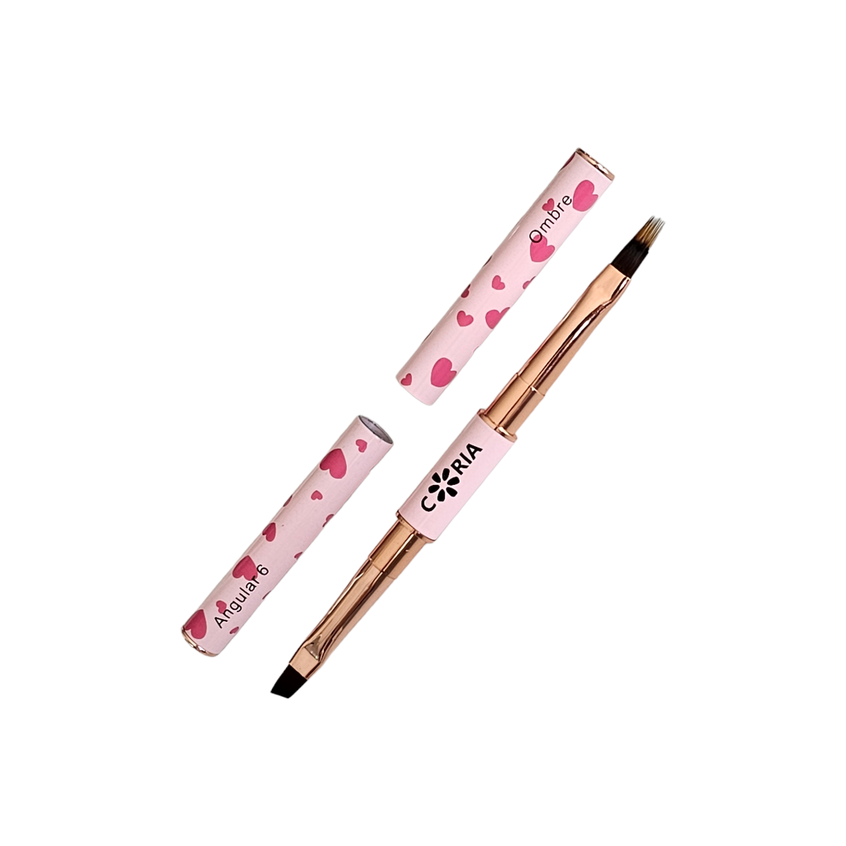 Pensula Dubla Nail Art Ombre /Tesita nr 6 Coria