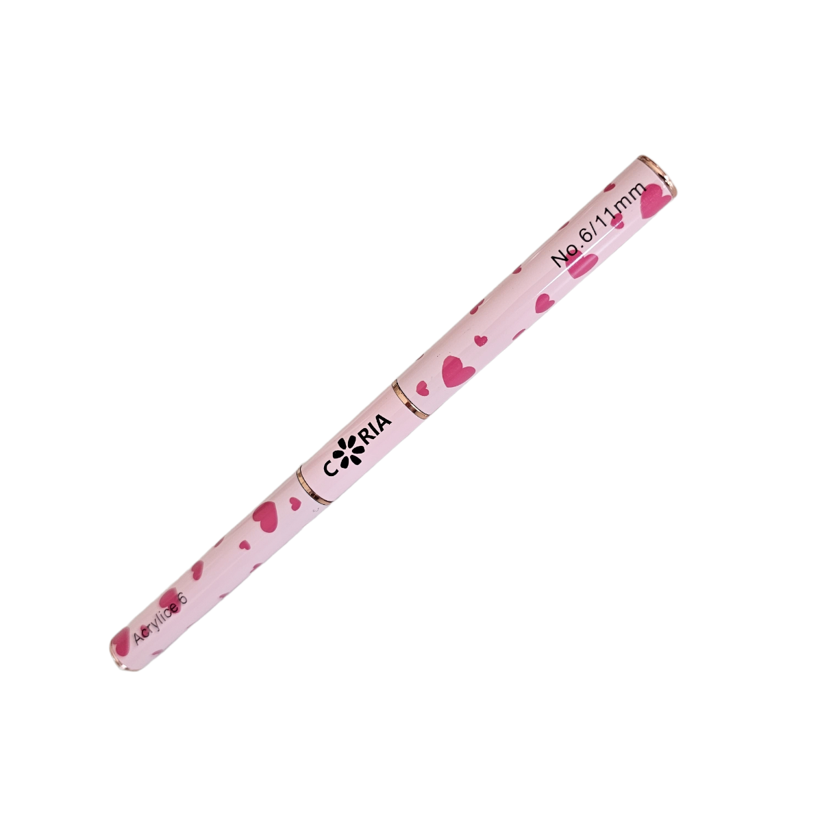 Pensula Dubla Nail Acrylice nr 6/Gel 6/11mm