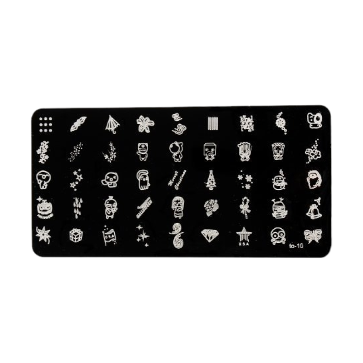 Matrita Decor Unghii Medie TO 10