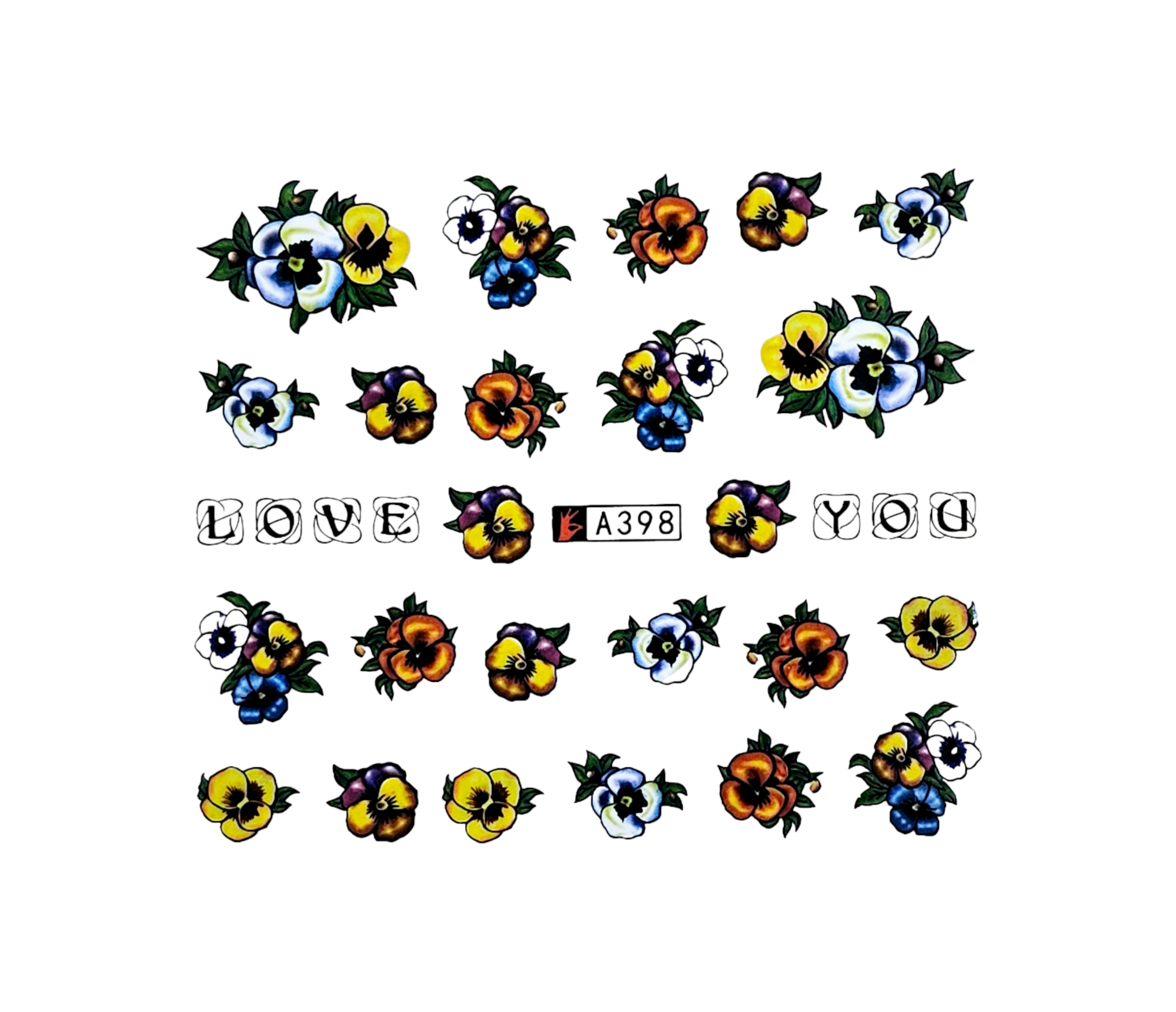 Tatuaj Decor Unghii A 398