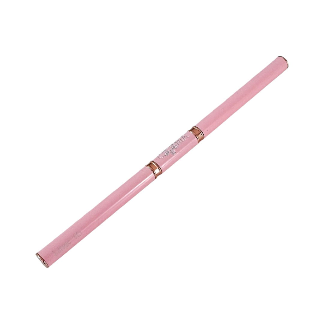 Pensula Dubla Nail Art Coria Light Pink 10mm/15mm