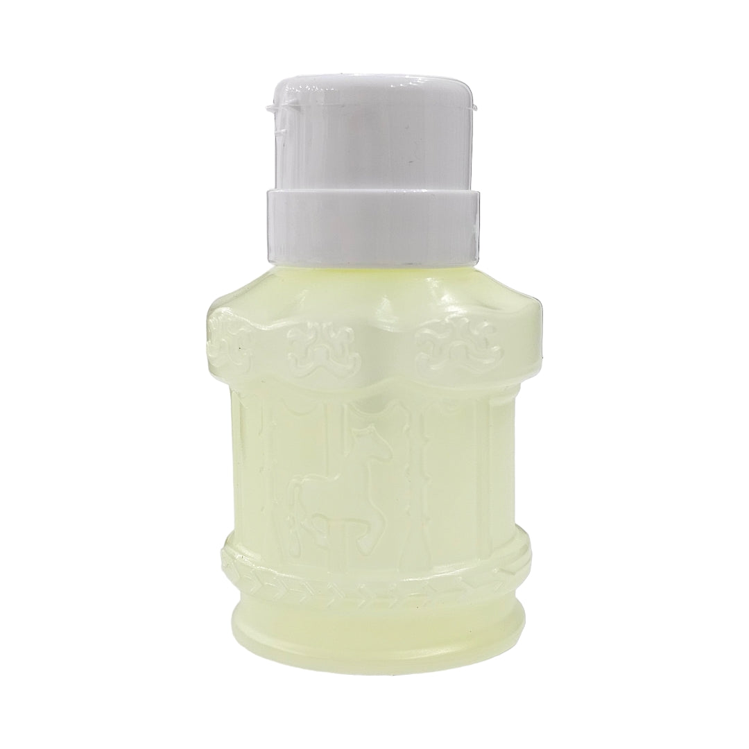 Flacon Din Plastic Hourse Yellow Cu Push 250ml