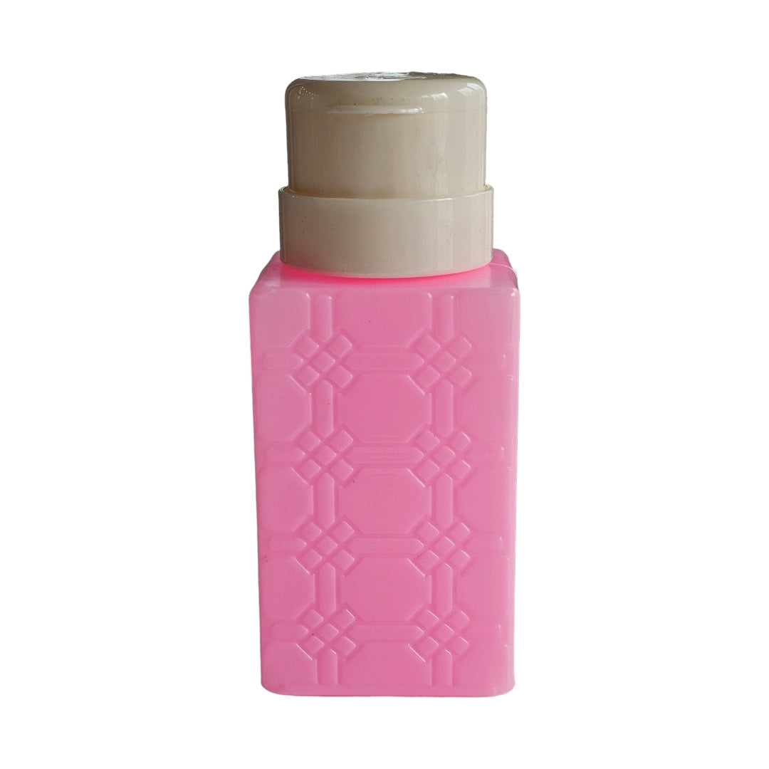 Flacon Din Plastic Square Pink 1 Cu Push 220 ml