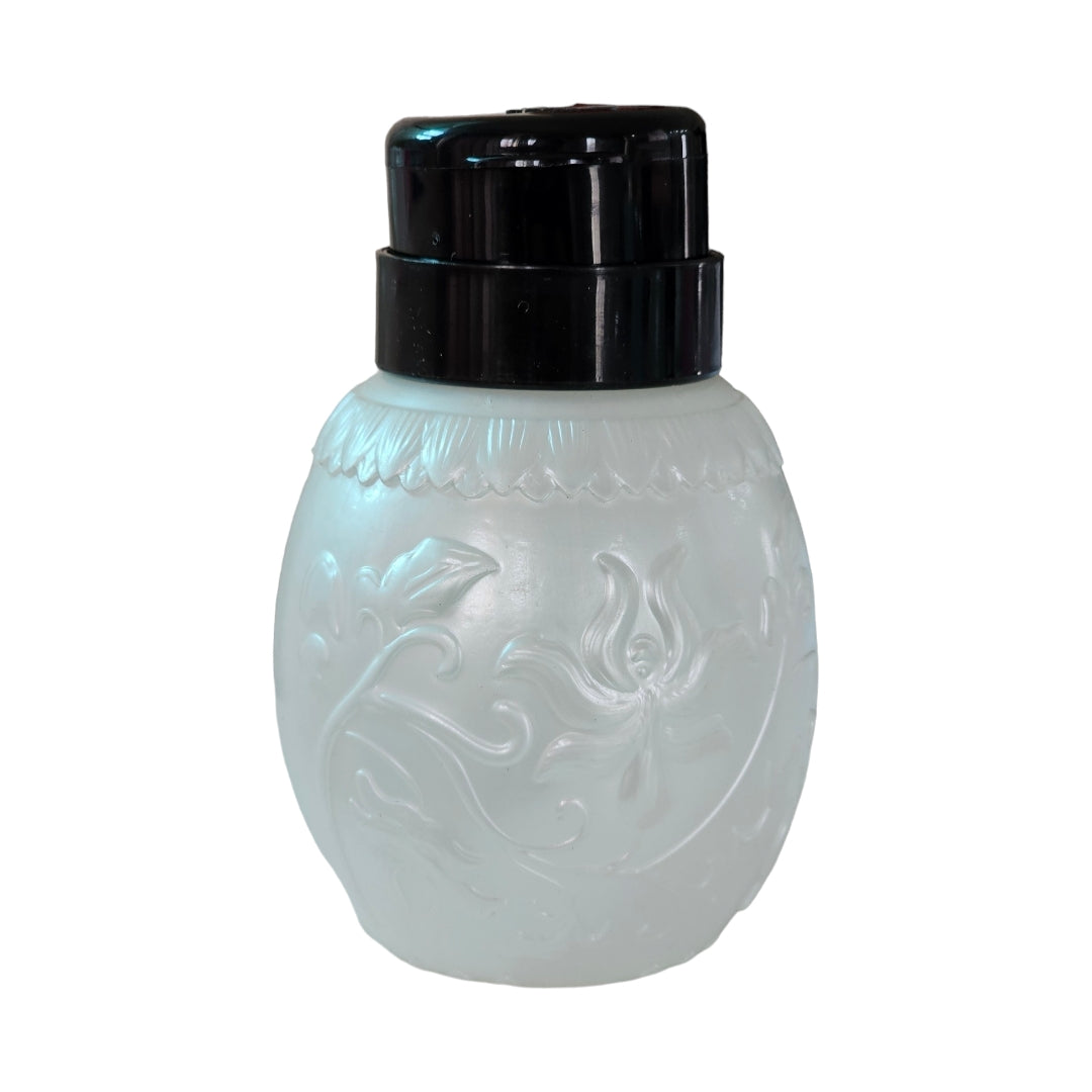 Flacon Din Plastic Flower White Cu Push 250ml