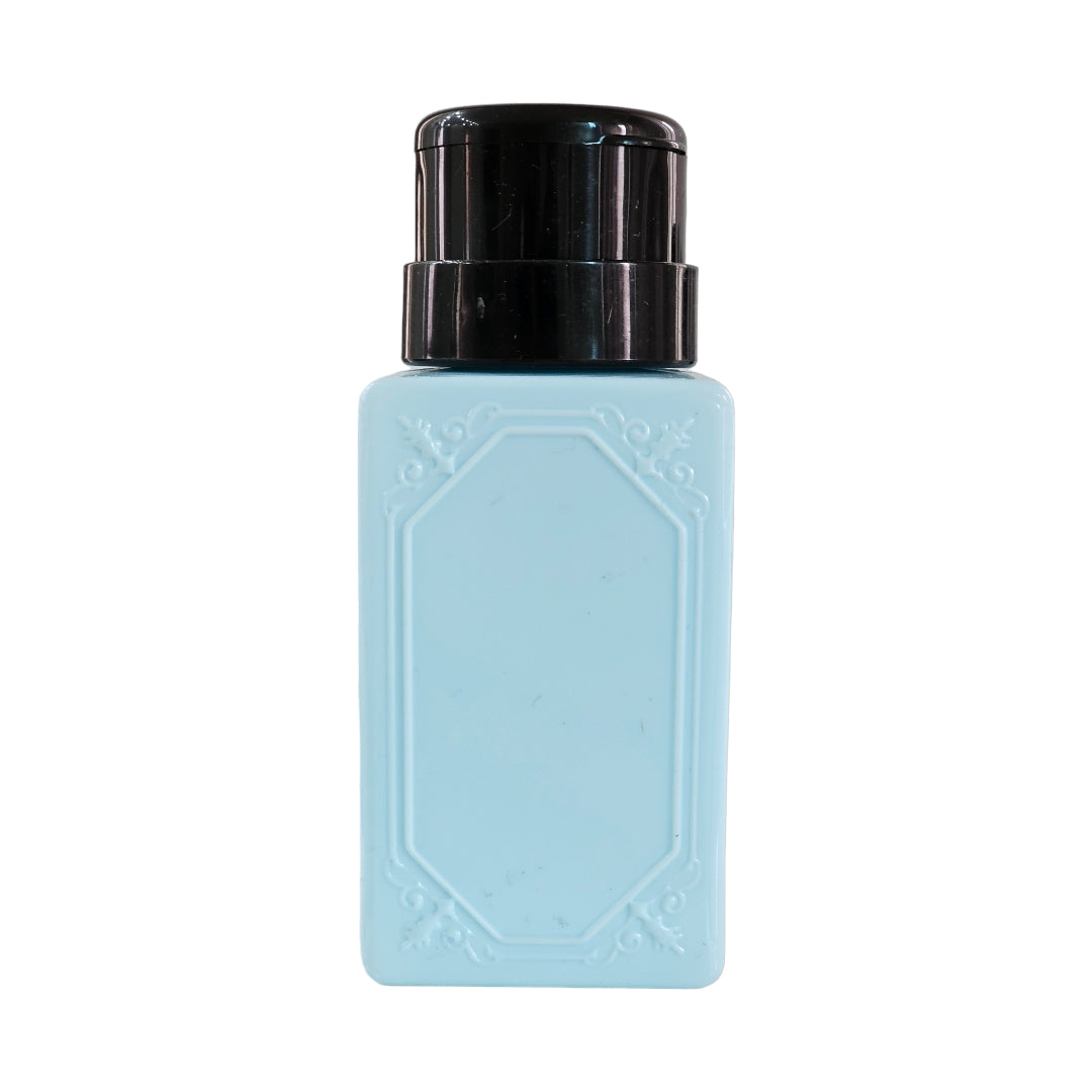 Flacon Din Plastic Square Blue Cu Push 200ml