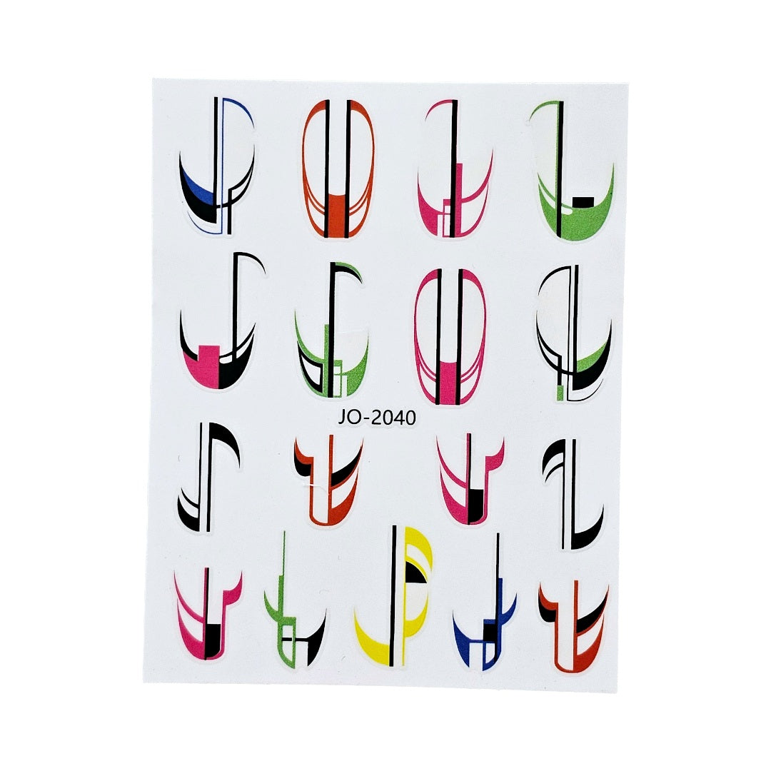 Sticker Unghii Decor 2040