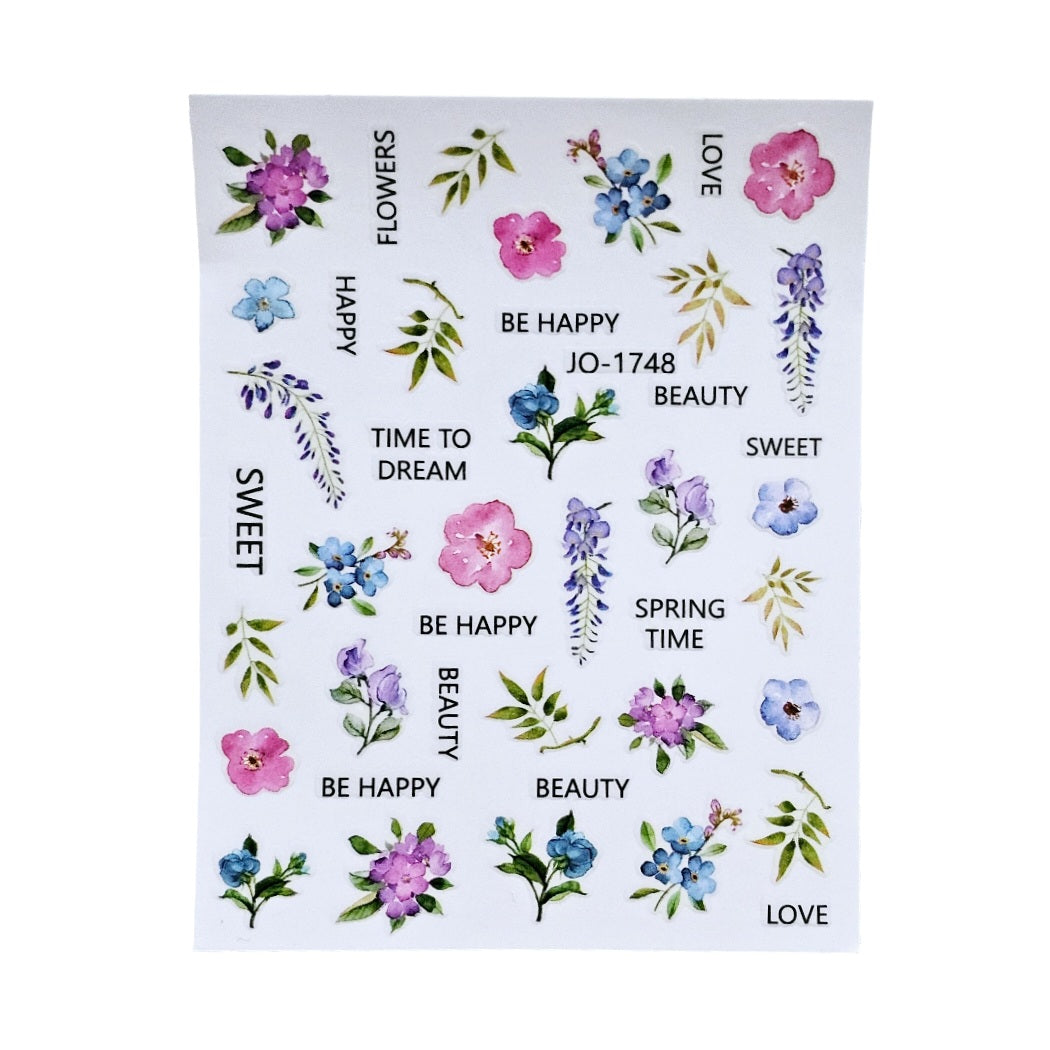 Sticker Unghii Decor 1748