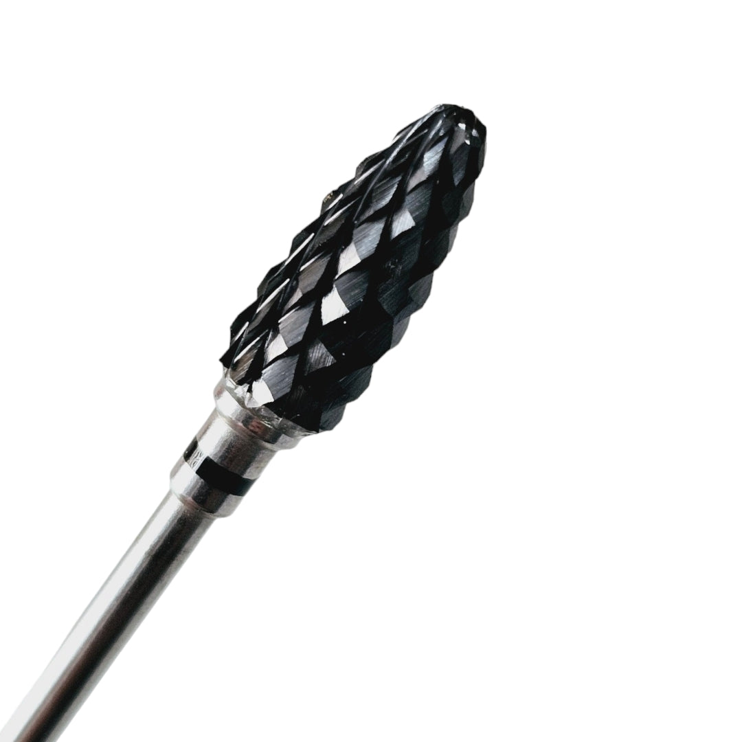 Bit/Capat Freza Carbid Negru ,Gel,Acryl,Polygel 5/15 mm Conix BON1