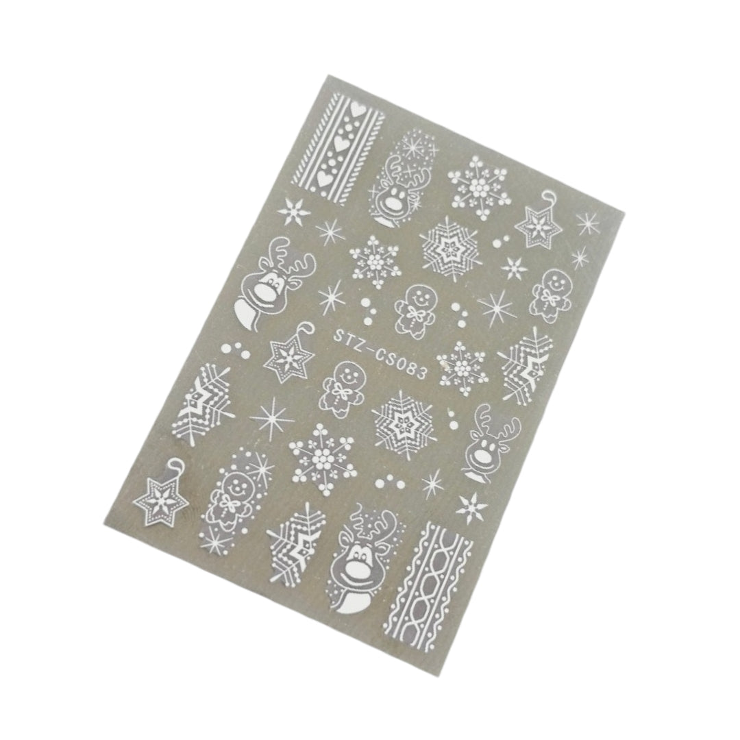 Sticker Unghii Iarna CS083