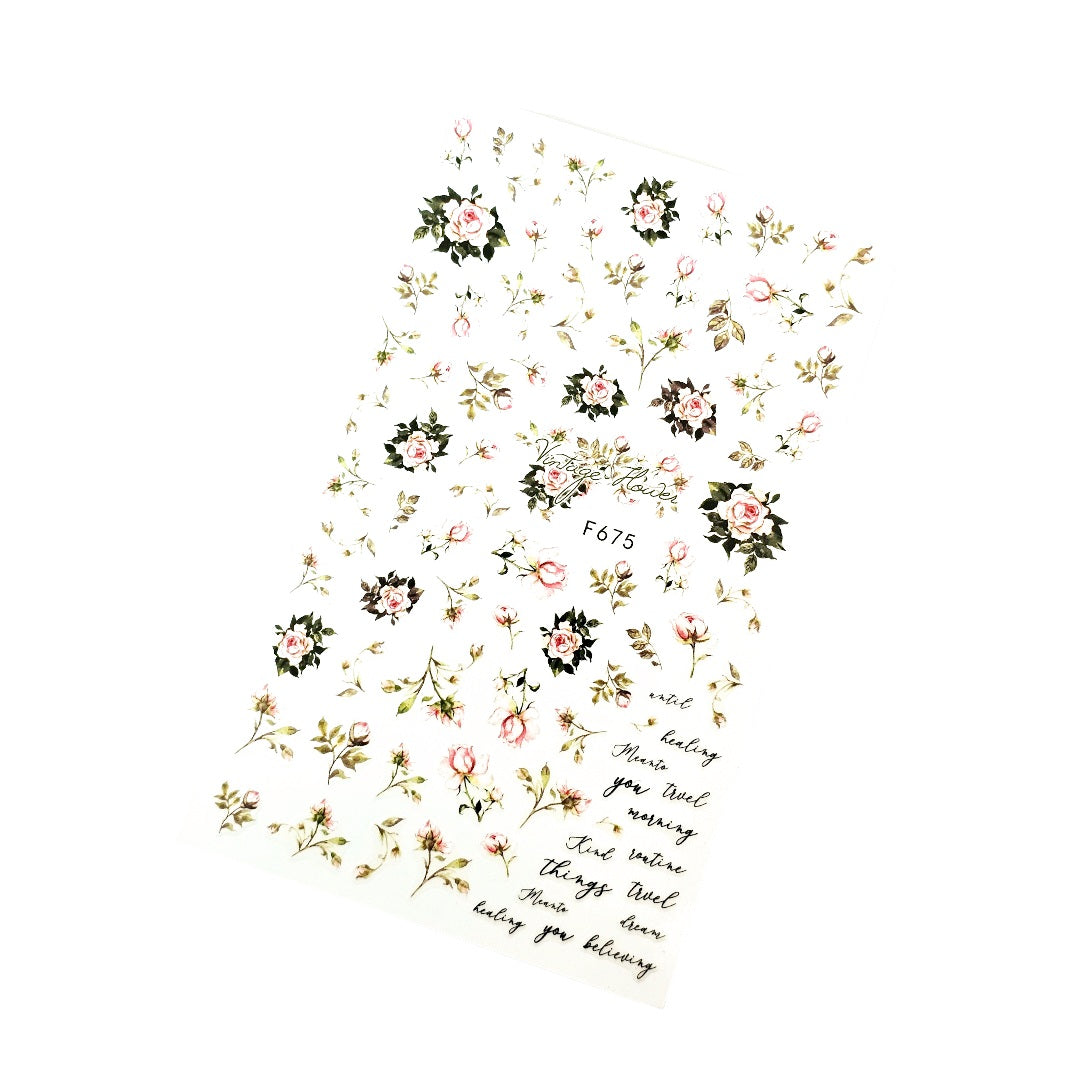 Sticker Unghii,Decor F675