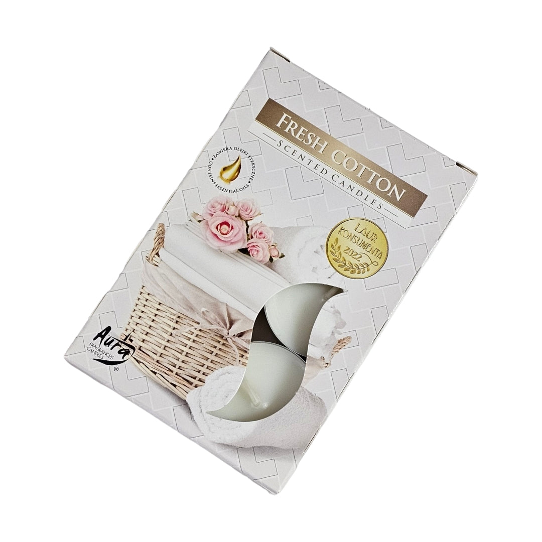 Set lumanari parfumate 6 pcs Fresh Cotton