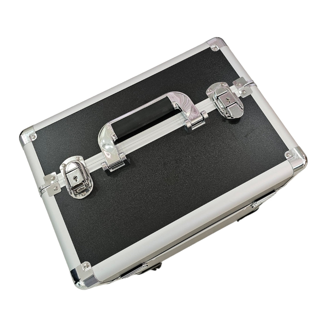 Geanta manichiura compartimentata Tip Troler Negru