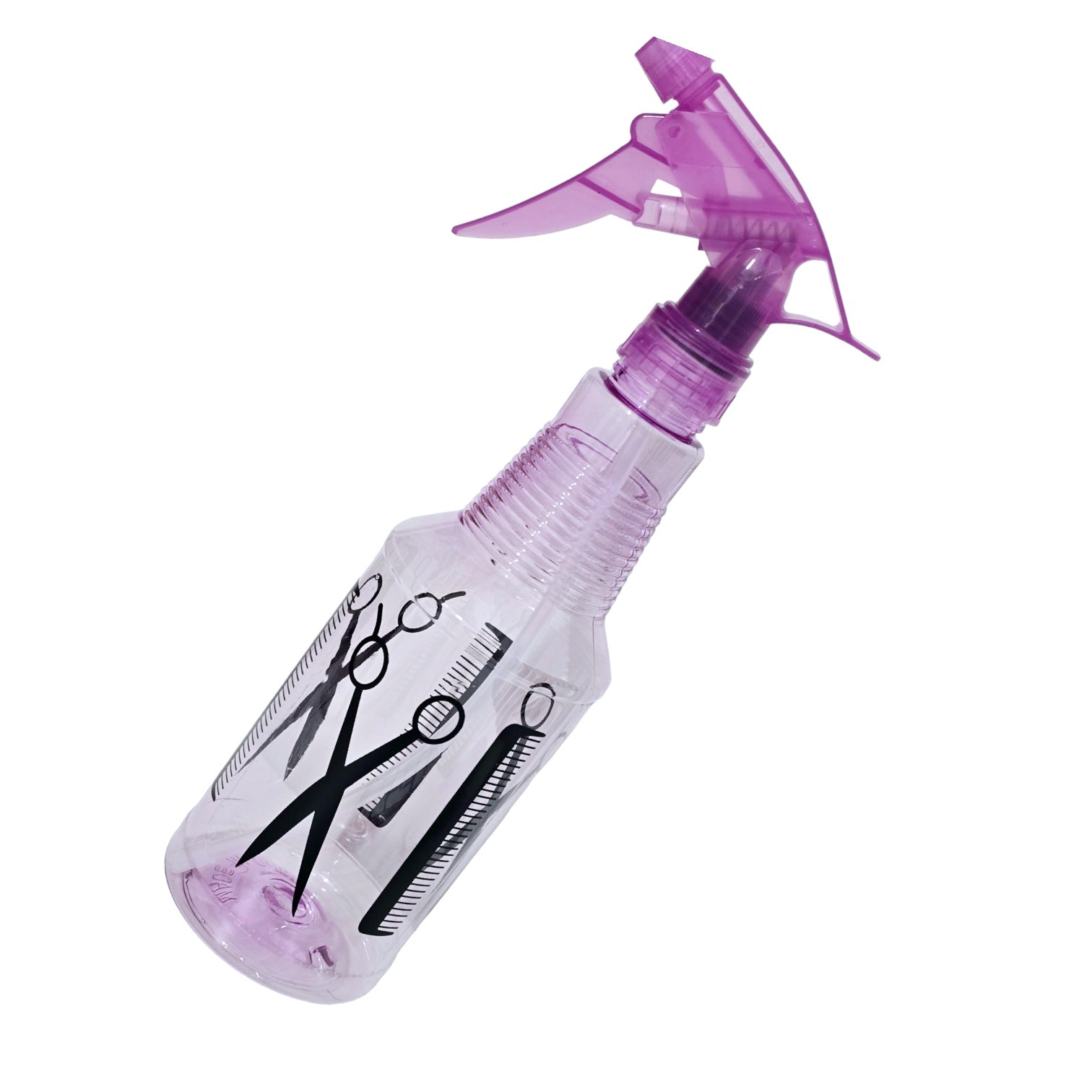 Pulverizator de apa ,Plastic,Roz,Transparent 400 ml