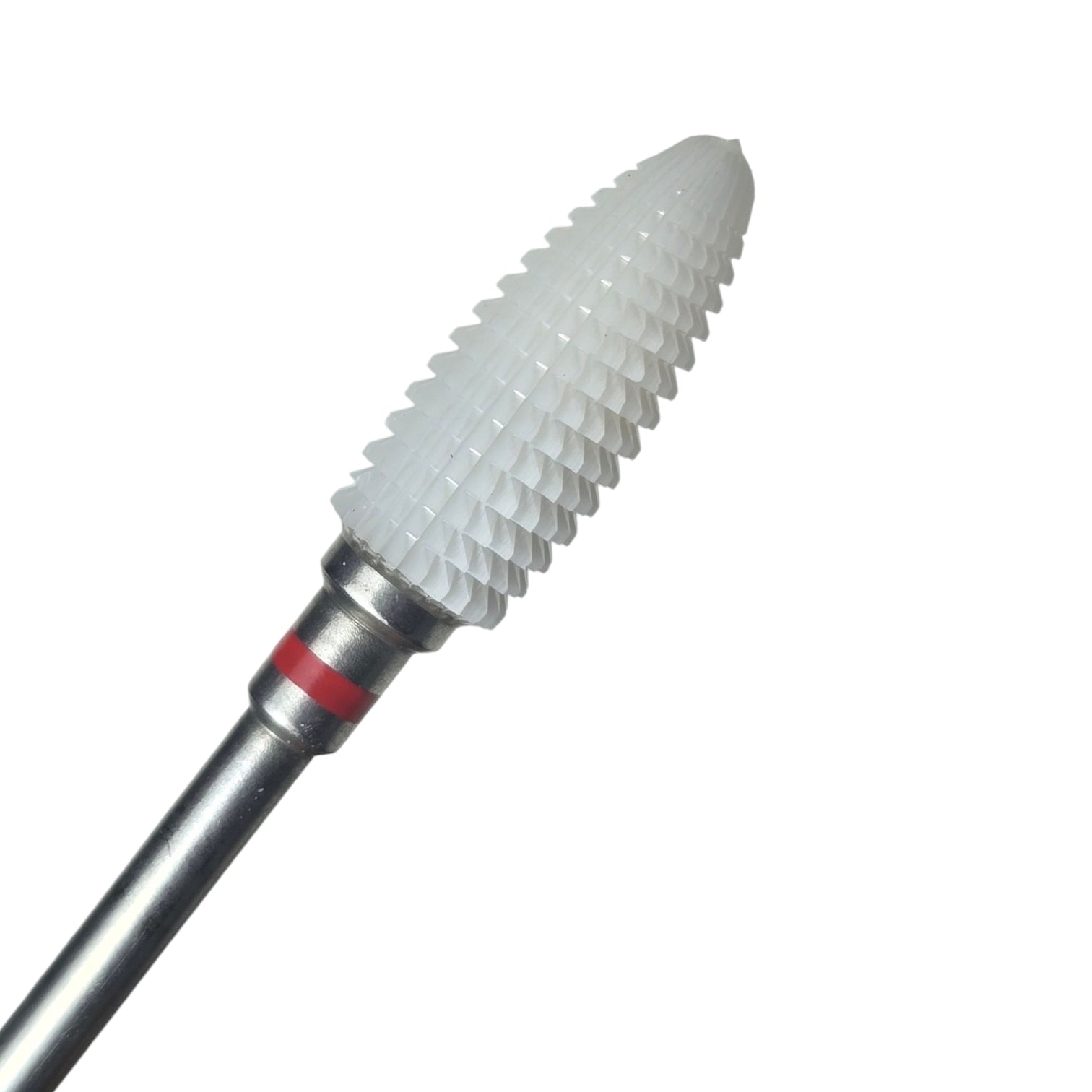Bit Freza Ceramic Rosu Semi,Polygel,Gel Contur