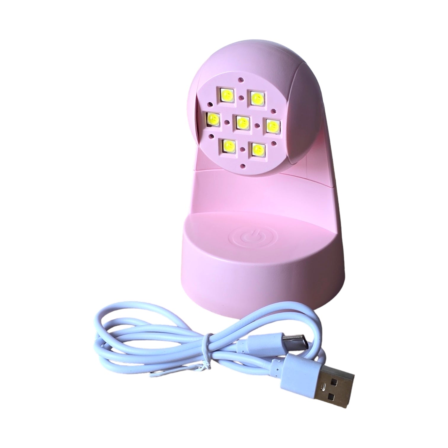 Lampa mini UV/LED Pink 18W 7 leduri Lapink