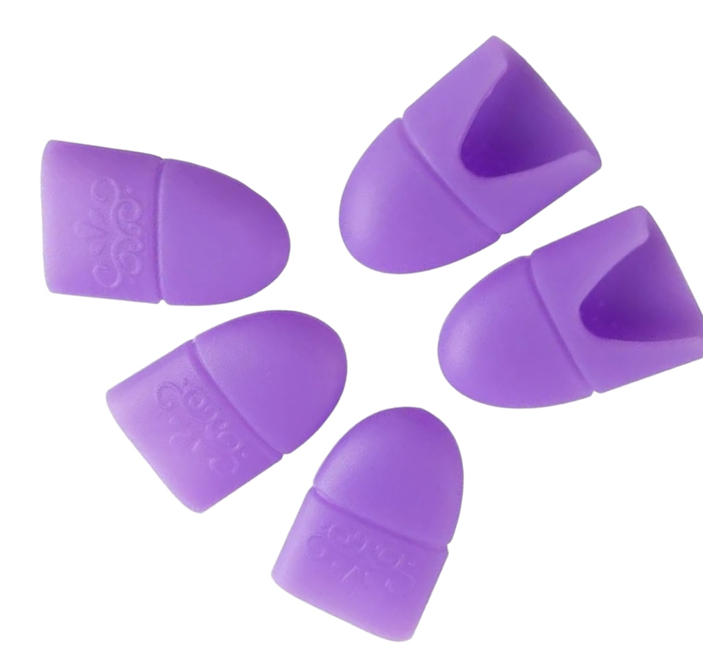 Set 5 Capsule Silicon Pentru Indepartarea Ojei Semipermanente cu remover