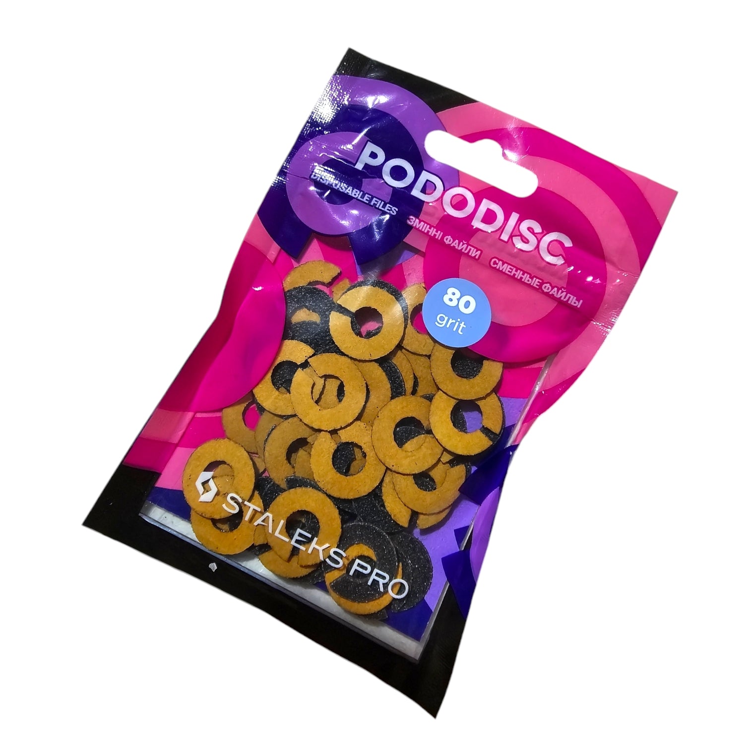 Rezerve pentru disc pedichiura Staleks Pro 80 Grit 15mm C