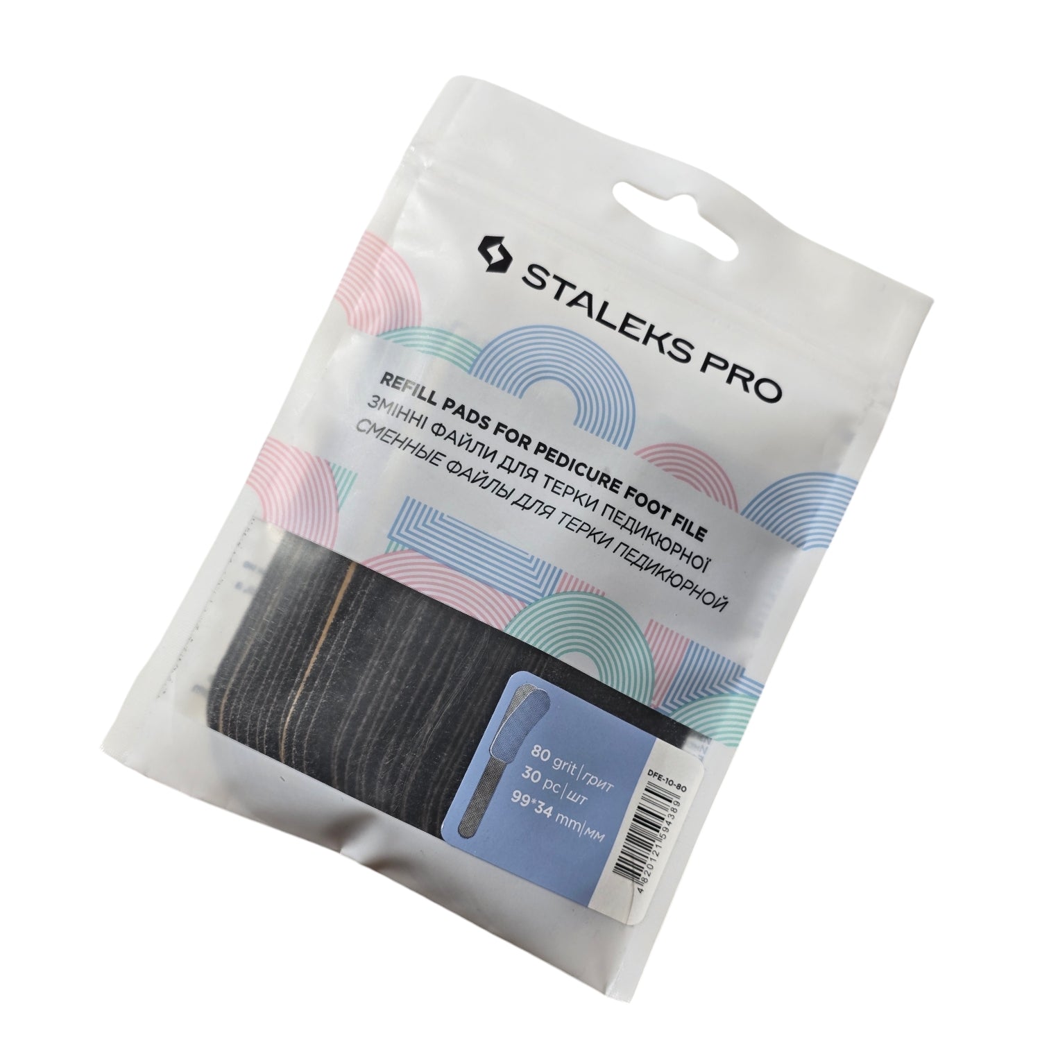 Set Rezerve Pila Pedichiura Staleks Pro Grit 80 99x34mm