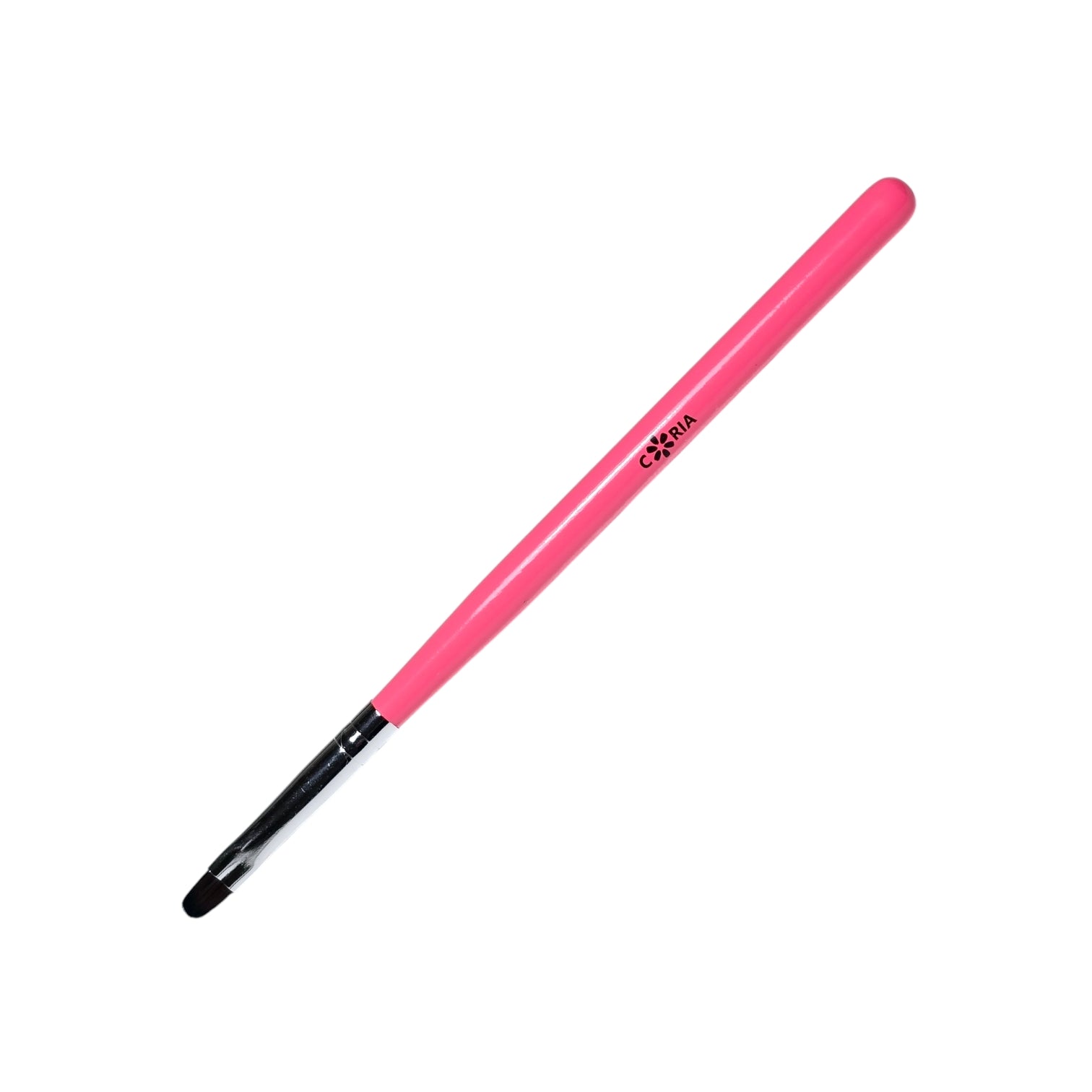 Pensula Pentru Gel nr 6 Oval Pink Neon,LYSA