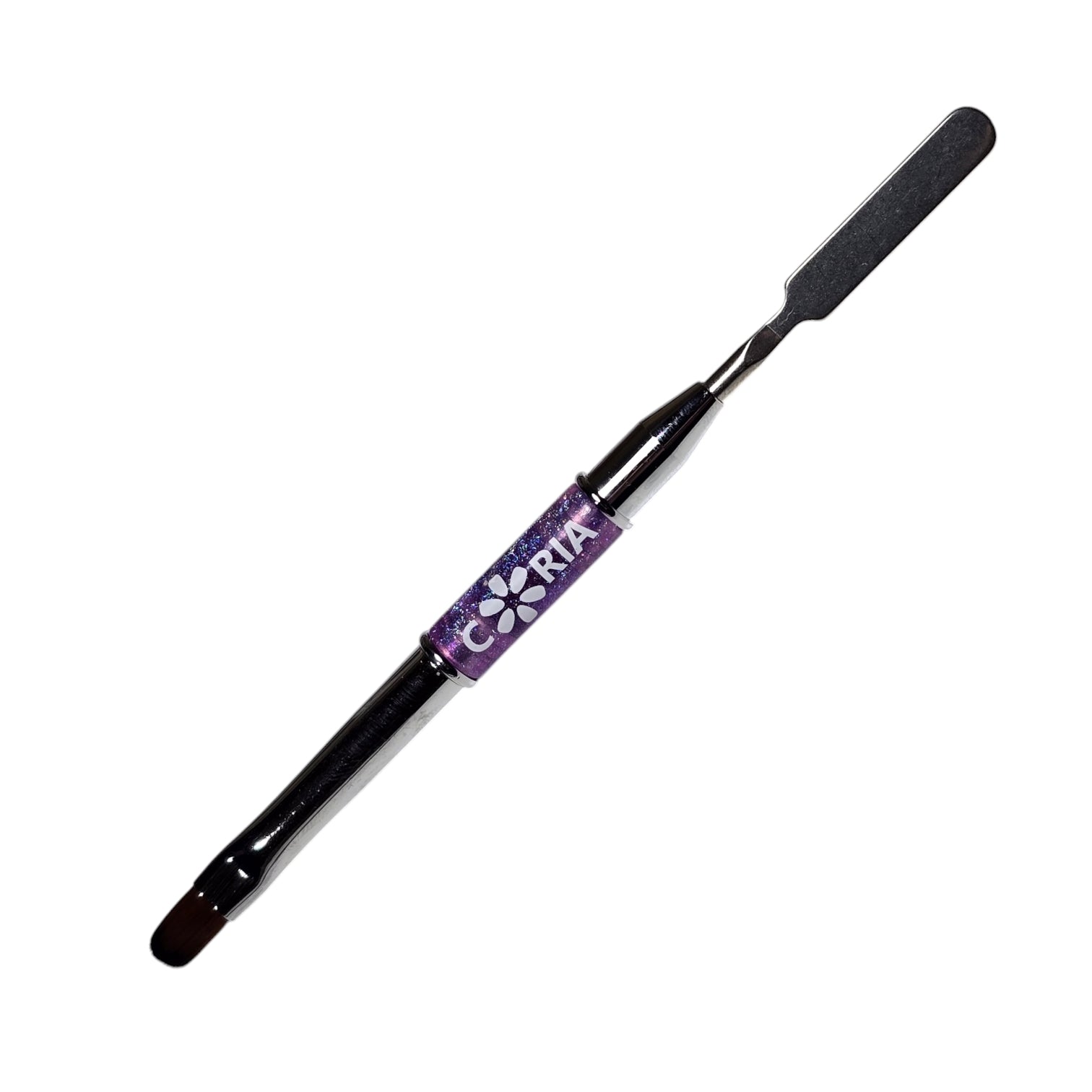 Pensula PolyGel cu Spatula, Black nr 6 SIRY