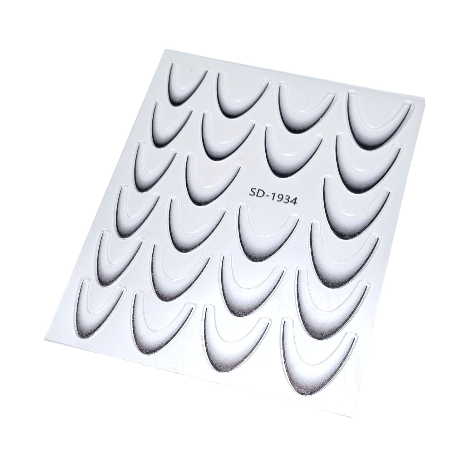 Sticker Decor Unghii French Black