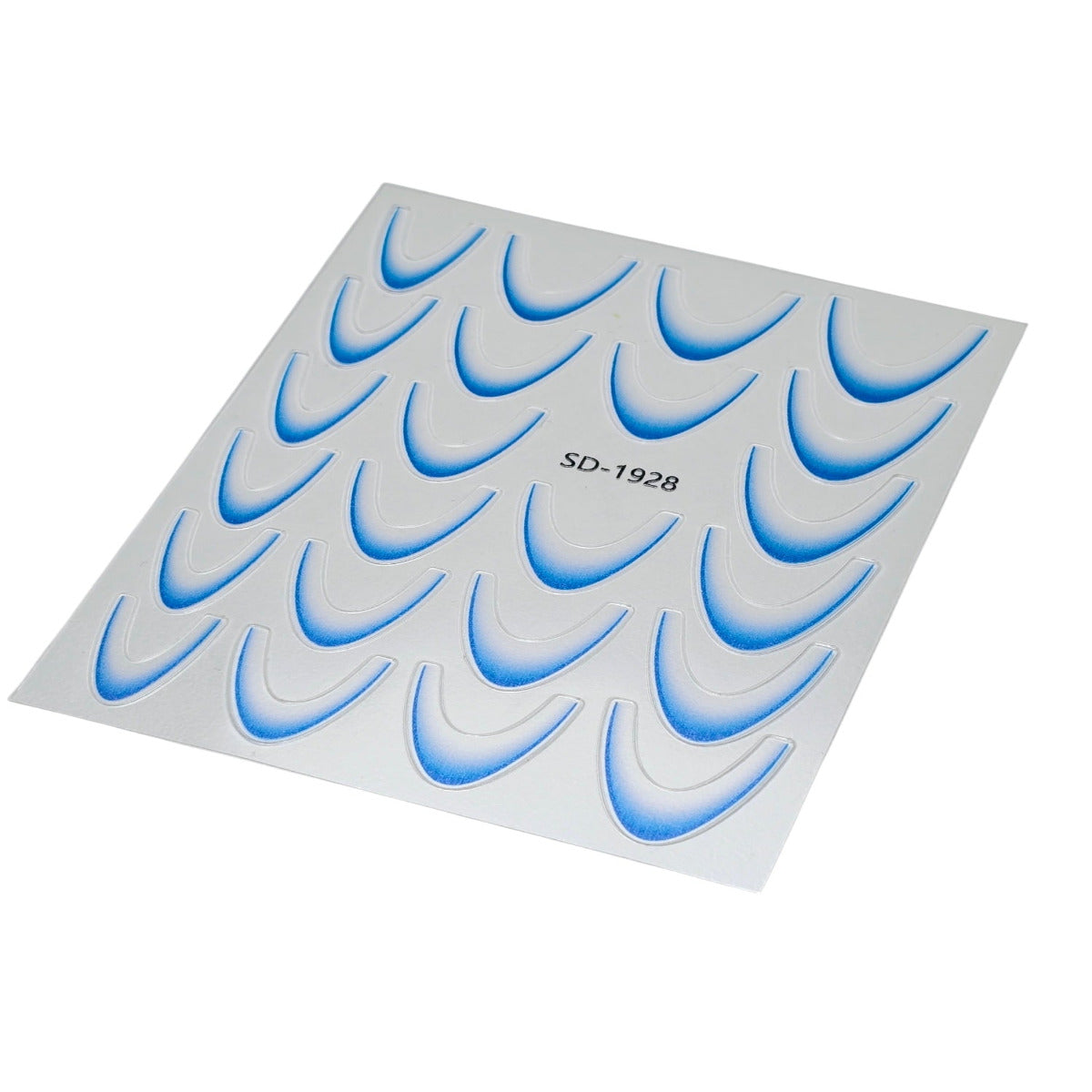 Sticker Decor Unghii French Blue