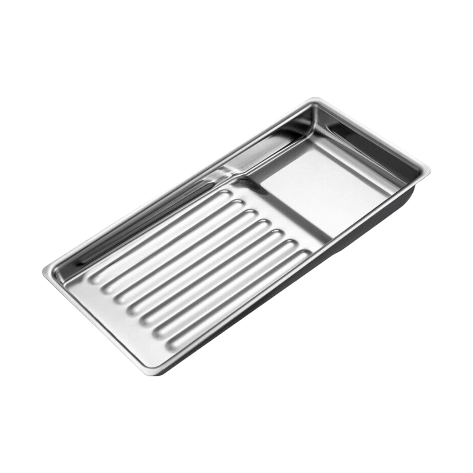 Tavita Metal Patrata Ideala pentru organizare si sterilizare Silver NOXI