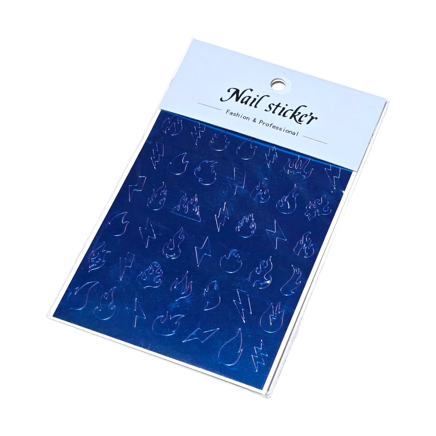 Sticker New2025 Decor Unghii Mirror FIRE