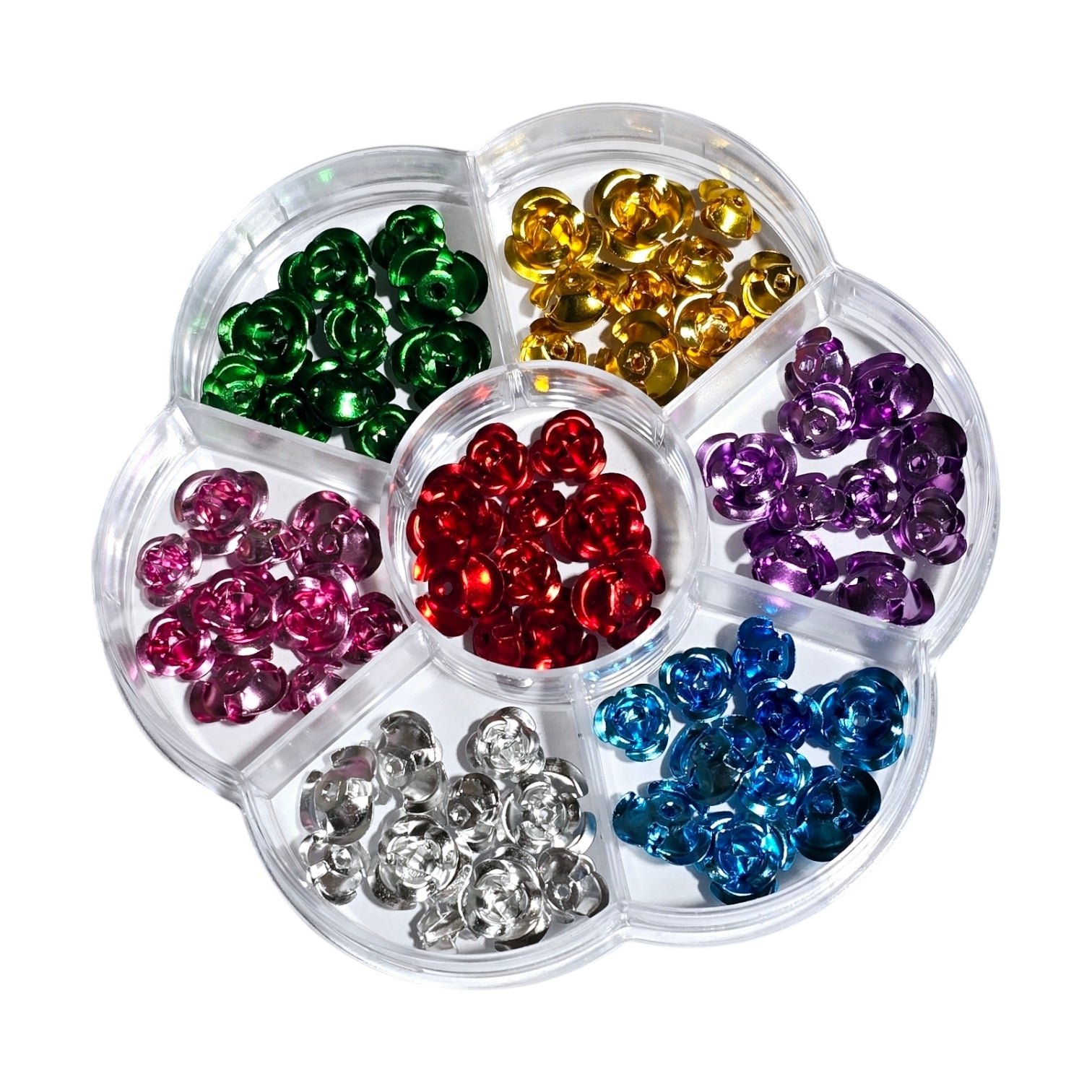 Carusel Decor Unghii Flower Metal FAREY
