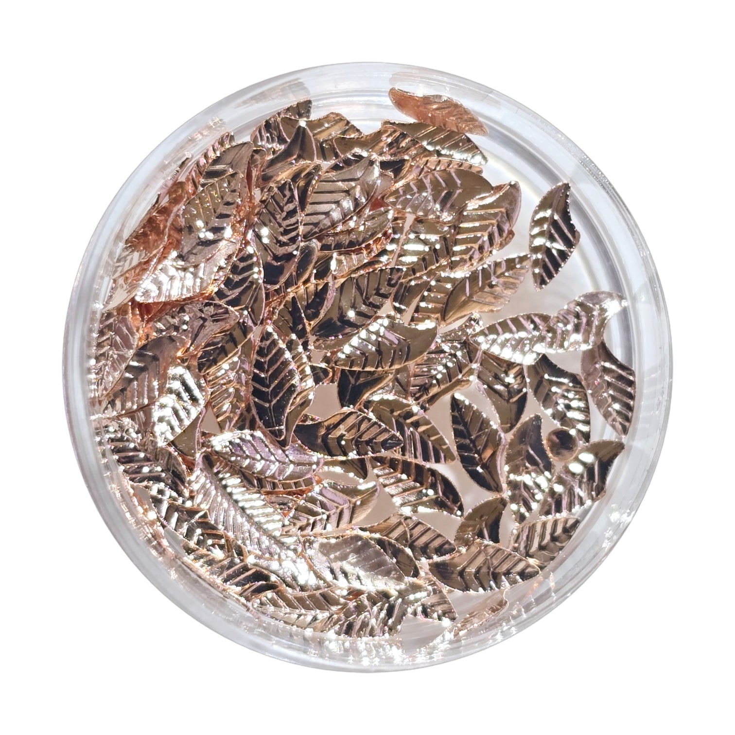 Decor Unghii Bijuterii Gold Rose Leaf