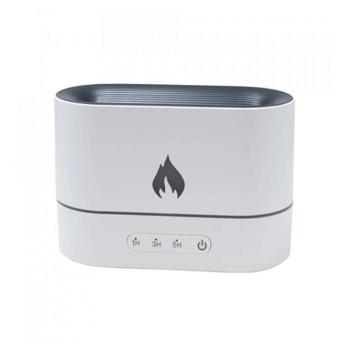 Difuzor de aromaterapie Flacara, 250 ml alb