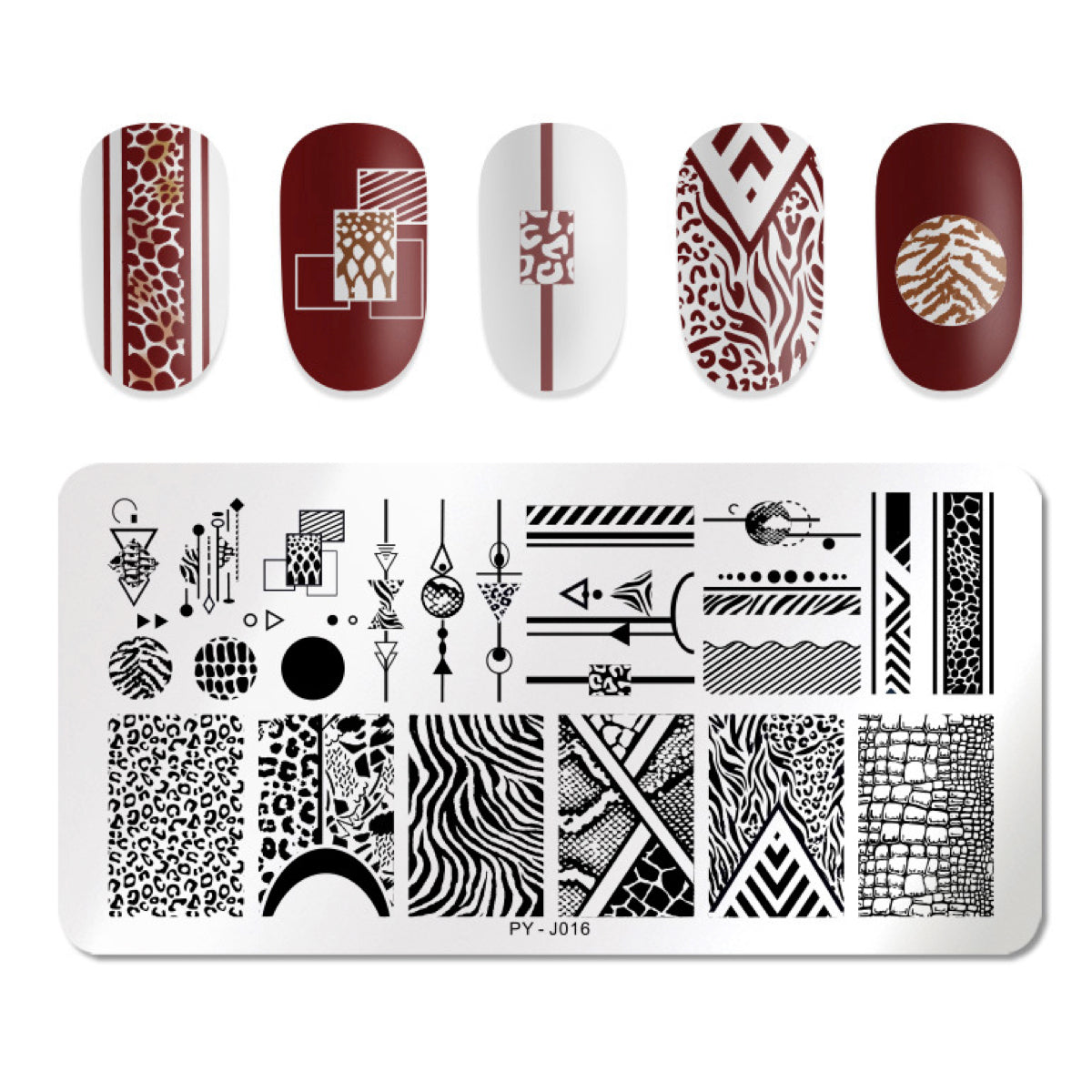 Matrita Medie Decor Unghii PY 016