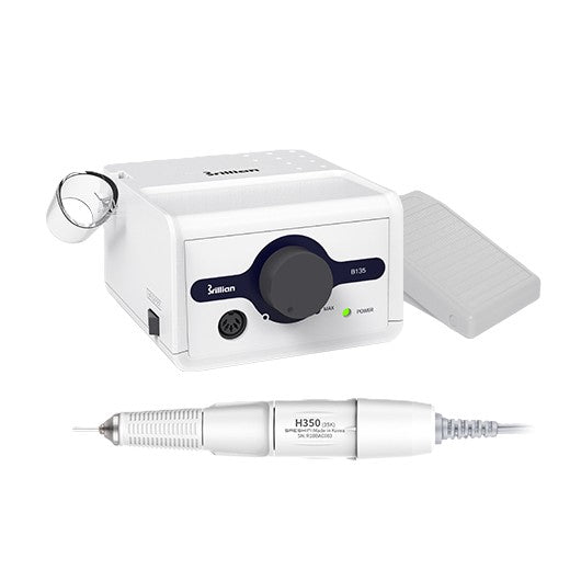 Freza Electrica Brillian Traus Strong B135 White ( Mandrina H350 Black 35.000RPM ) Saeshin