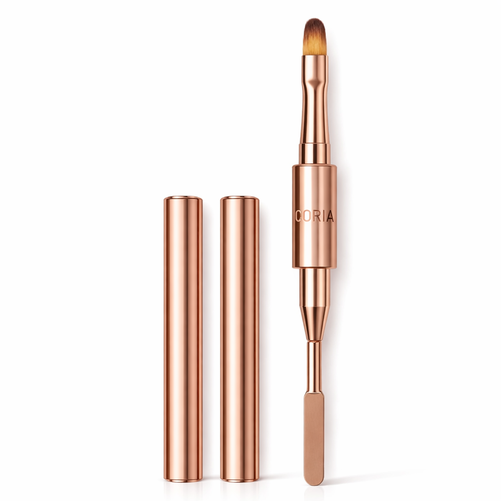 Pensula Polygel cu Spatula ,Oval nr8 RIONA