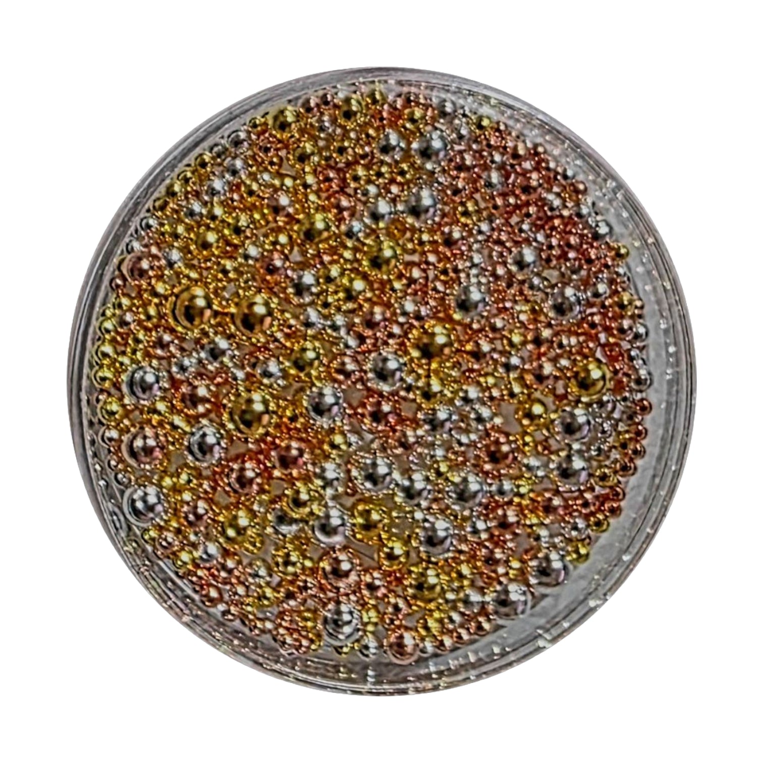 Decor Unghii Caviar Rose Gold Silver MASY