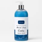 Săpun lichid pentru mâini Coria Ocean, flacon cu pompă 1000 ml