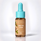 Ulei pentru cuticule Milk Tea Glow Coria, flacon 15 ml cu pipetă