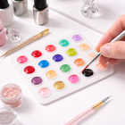 Butoane din silicon pentru expunerea culorilor, cu gel colorat