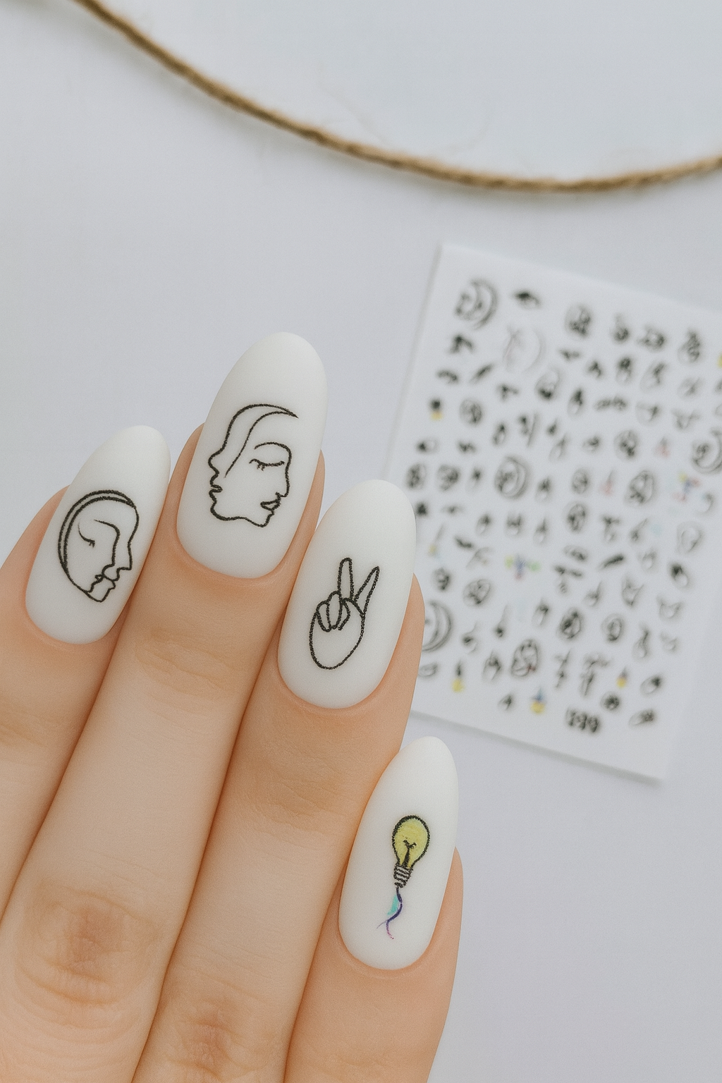 Sticker Unghii Face 899