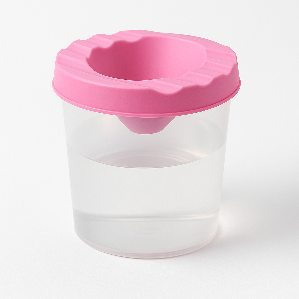 Pahar pentru curatare pensule Pink